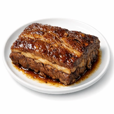 Beef products new zealand imported flat separable lean and fat cooked braised