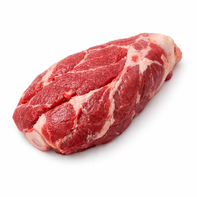 Beef products new zealand imported hind shin separable lean and fat raw