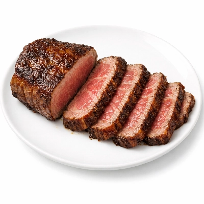 Beef products new zealand imported striploin separable lean and fat cooked fast fried