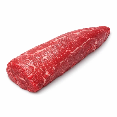 Beef products new zealand imported tenderloin separable lean and fat raw