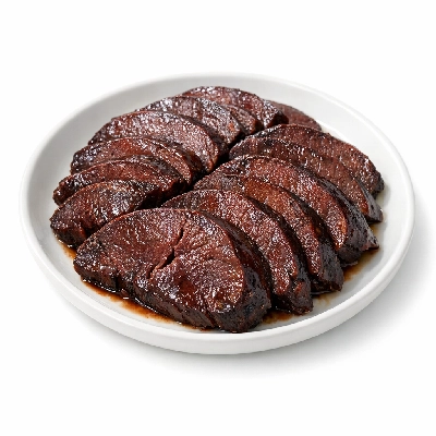 Beef products new zealand imported variety meats and by-products heart cooked boiled