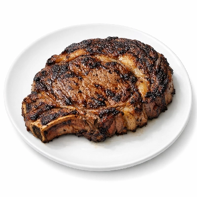 Beef rib eye small end ribs 10-12 separable lean and fat trimmed to 0" select cooked broiled ribeye