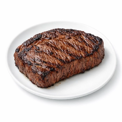 Beef rib eye small end ribs 10- 12 separable lean only trimmed to 0" fat select cooked broiled ribeye