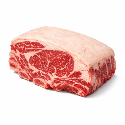 Beef rib large end ribs 6-9 separable lean and fat trimmed to 1/2" prime raw