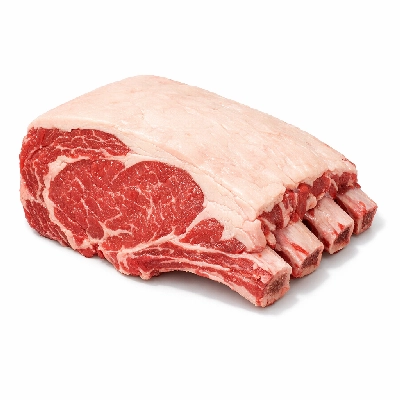 Beef rib large end ribs 6-9 separable lean and fat trimmed to 1/4" all grades raw