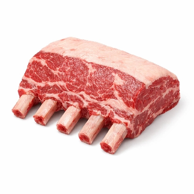 Beef rib large end ribs 6-9 separable lean and fat trimmed to 1/8" all grades raw