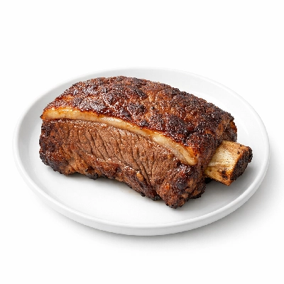 Beef rib large end ribs 6-9 separable lean only trimmed to 1/4" fat prime cooked roasted