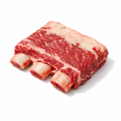 Beef rib large end ribs 6-9 separable lean only trimmed to 1/4" fat prime raw