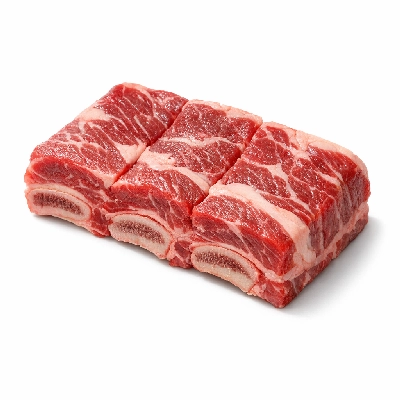 Beef rib shortribs separable lean and fat choice raw