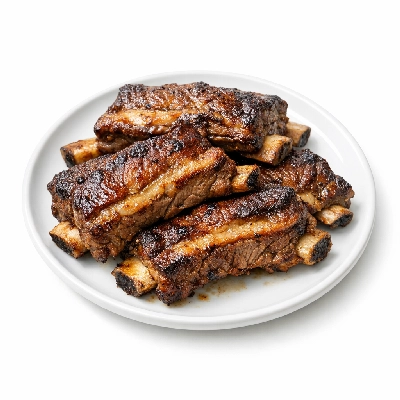 Beef rib small end ribs 10-12 separable lean only trimmed to 1/4" fat choice cooked roasted
