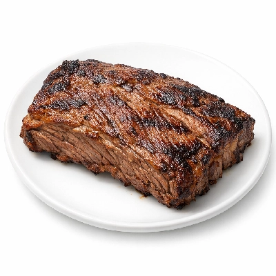 Beef rib whole ribs 6-12 separable lean only trimmed to 1/4" fat select cooked broiled