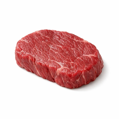 Beef ribeye cap steak boneless separable lean only trimmed to 0" fat choice raw