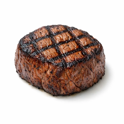 Beef ribeye filet boneless separable lean only trimmed to 0" fat choice cooked grilled