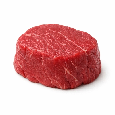 Beef ribeye petite roast filet boneless separable lean only trimmed to 0" fat all grades raw