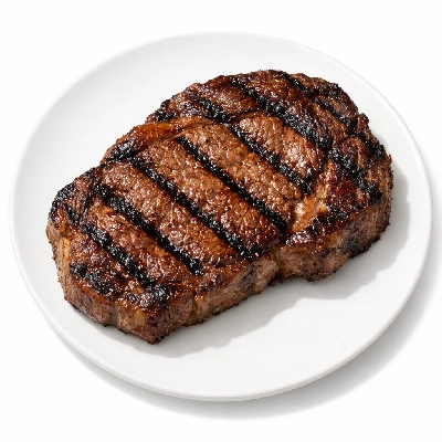 Beef ribeye steak boneless grilled