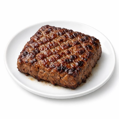 Beef round bottom separable lean and fat trimmed to 0" choice cooked roasted cube steak