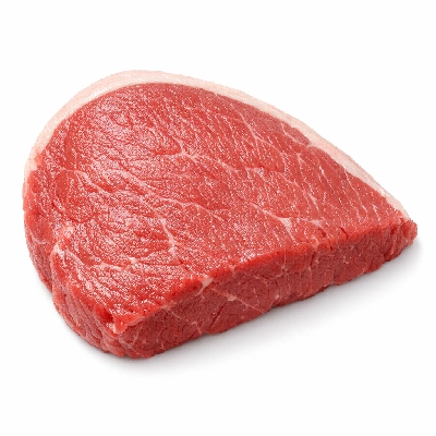 Beef round bottom separable lean and fat trimmed to 1/8" all grades raw