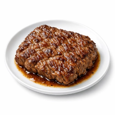 Beef round bottom separable lean only trimmed to 0" fat all grades cooked braised cube steak