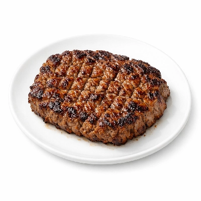 Beef round bottom separable lean only trimmed to 0" fat all grades cooked roasted cube steak