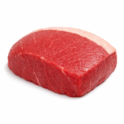 Beef round bottom separable lean only trimmed to 1/8" fat all grades raw