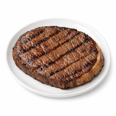 Beef round full cut separable lean only trimmed to 1/4" fat choice cooked broiled