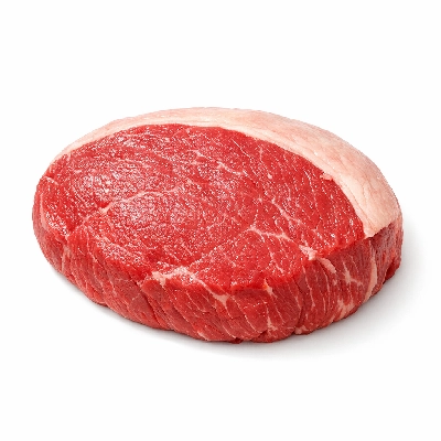 Beef round full cut separable lean only trimmed to 1/4" fat choice raw
