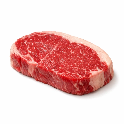 Beef round knuckle tip center steak separable lean and fat trimmed to 0" choice raw sirloin rectus femoris