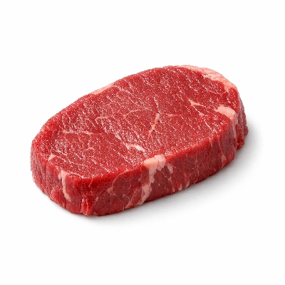 Beef round knuckle tip side steak separable lean and fat trimmed to 0" all grades raw sirloin vastas lateralis