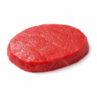 Beef round knuckle tip side steak separable lean only trimmed to 0" fat all grades raw sirloin vastas lateralis