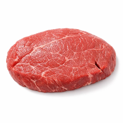 Beef round knuckle tip side steak separable lean only trimmed to 0" fat choice raw sirloin vastas lateralis