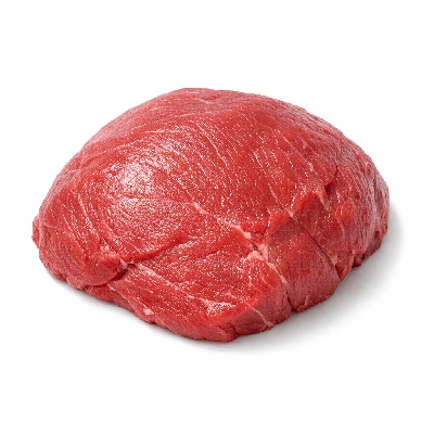 Beef round knuckle tip side separable lean only steak trimmed to 0" fat select raw sirloin vastas lateralis