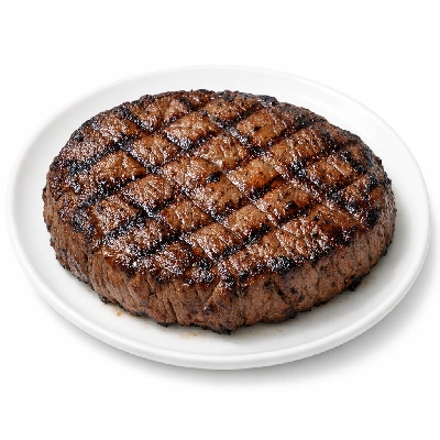 Beef round outside bottom steak separable lean only trimmed to 0" fat all grades cooked grilled london broil western griller biceps femoris