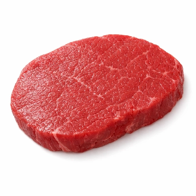 Beef round outside bottom steak separable lean only trimmed to 0" fat choice raw london broil western griller biceps femoris
