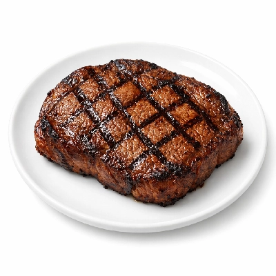 Beef round outside bottom steak separable lean only trimmed to 0" fat select cooked grilled london broil western griller biceps femoris