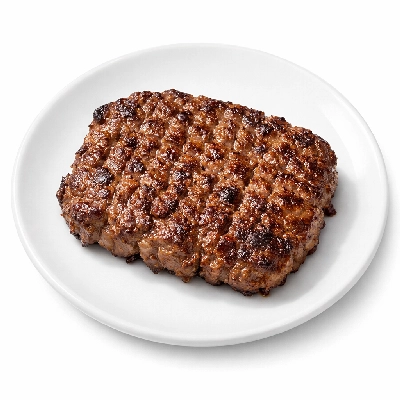 Beef round tip separable lean and fat trimmed to 0" select cooked roasted cube steak