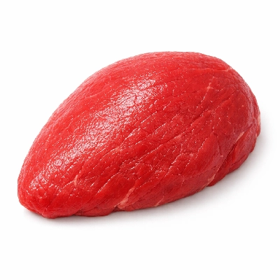 Beef round tip separable lean only trimmed to 0" fat choice raw