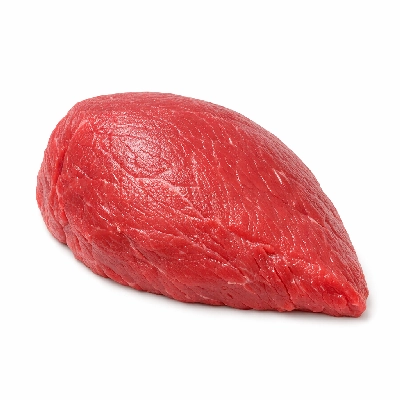Beef round tip separable lean only trimmed to 0" fat select raw