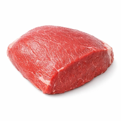 Beef round tip separable lean only trimmed to 1/4" fat all grades raw