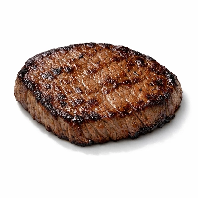 Beef round top separable lean and fat trimmed to 1/8" choice cooked pan-fried london broil minute steak