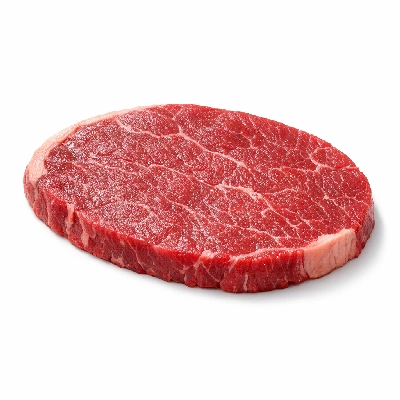 Beef round top separable lean and fat trimmed to 1/8" choice raw london broil minute steak