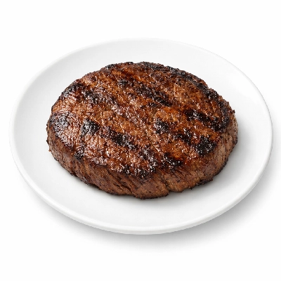 Beef round top separable lean and fat trimmed to 1/8" prime cooked broiled london broil minute steak