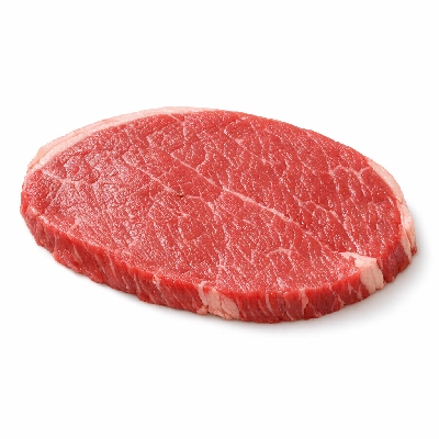 Beef round top separable lean and fat trimmed to 1/8" select raw london broil minute steak