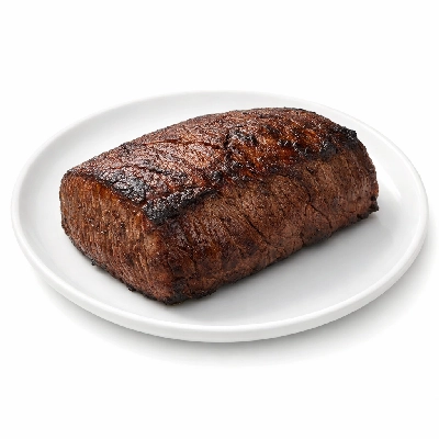 Beef round top separable lean only trimmed to 0" fat choice cooked broiled