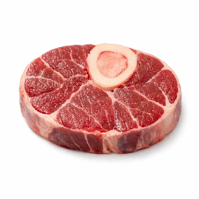 Beef shank crosscuts separable lean only trimmed to 1/4" fat choice raw