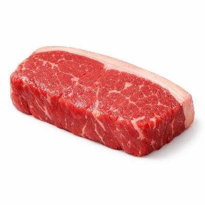 Beef short loin top separable lean only trimmed to 1/8" fat all grades raw