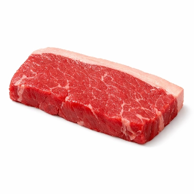 Beef short loin top separable lean only trimmed to 1/8" fat select raw