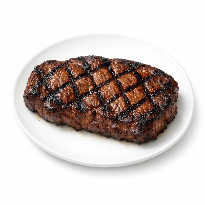 Beef shoulder top blade steak boneless separable lean and fat trimmed to 0" all grades cooked grilled