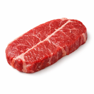 Beef shoulder top blade steak boneless separable lean and fat trimmed to 0" all grades raw