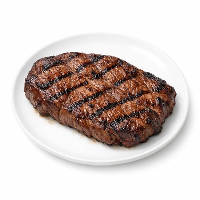 Beef shoulder top blade steak boneless separable lean and fat trimmed to 0" select cooked grilled