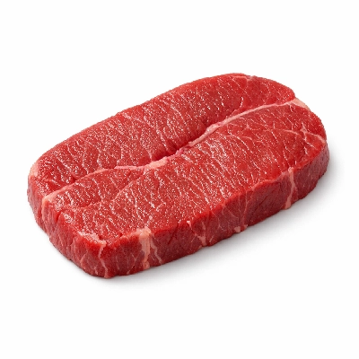 Beef shoulder top blade steak boneless separable lean only trimmed to 0" fat all grades raw